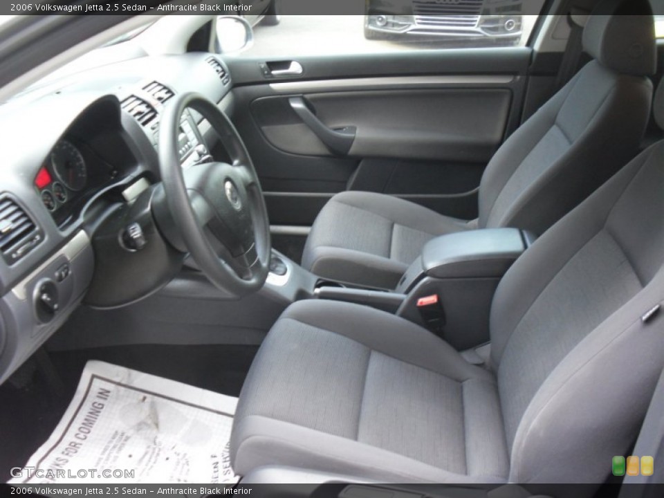 Anthracite Black Interior Photo for the 2006 Volkswagen Jetta 2.5 Sedan #50492404