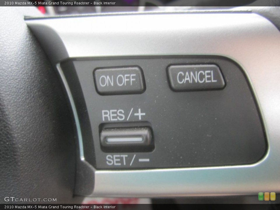 Black Interior Controls for the 2010 Mazda MX-5 Miata Grand Touring Roadster #50493174