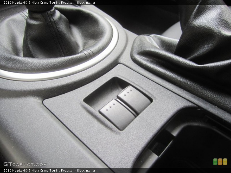 Black Interior Controls for the 2010 Mazda MX-5 Miata Grand Touring Roadster #50493205