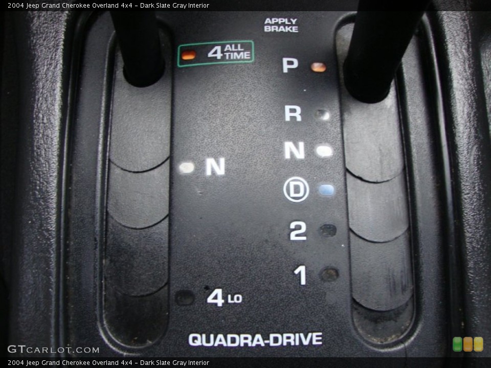 Dark Slate Gray Interior Transmission for the 2004 Jeep Grand Cherokee Overland 4x4 #50494555