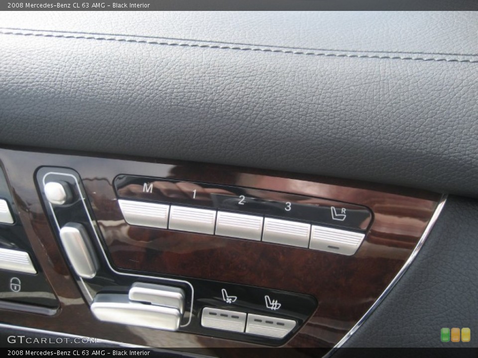 Black Interior Controls for the 2008 Mercedes-Benz CL 63 AMG #50495668
