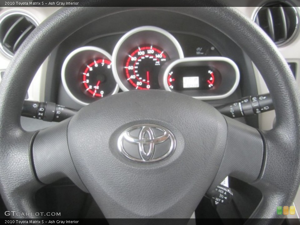 Ash Gray Interior Steering Wheel for the 2010 Toyota Matrix S #50495908