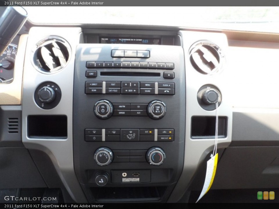 Pale Adobe Interior Controls for the 2011 Ford F150 XLT SuperCrew 4x4 #50497510