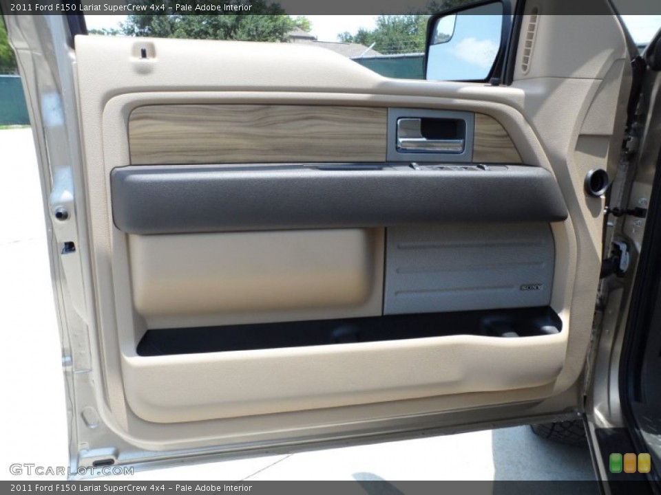 Pale Adobe Interior Door Panel for the 2011 Ford F150 Lariat SuperCrew 4x4 #50497889