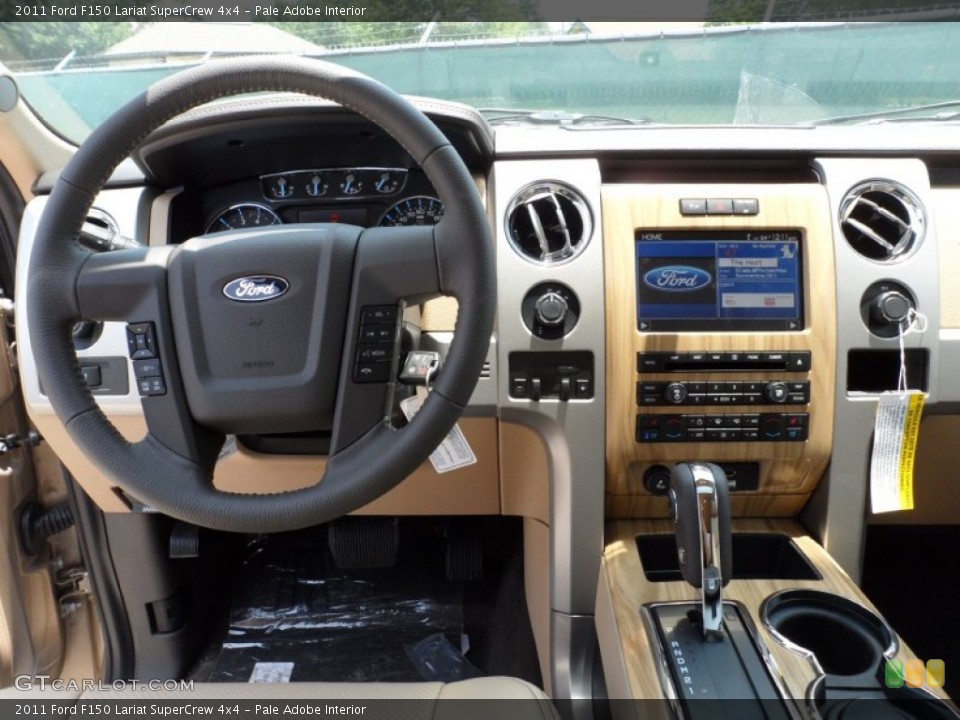 Pale Adobe Interior Dashboard for the 2011 Ford F150 Lariat SuperCrew 4x4 #50497946