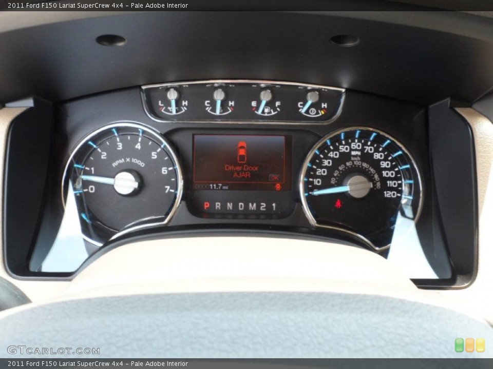 Pale Adobe Interior Gauges for the 2011 Ford F150 Lariat SuperCrew 4x4 #50498060