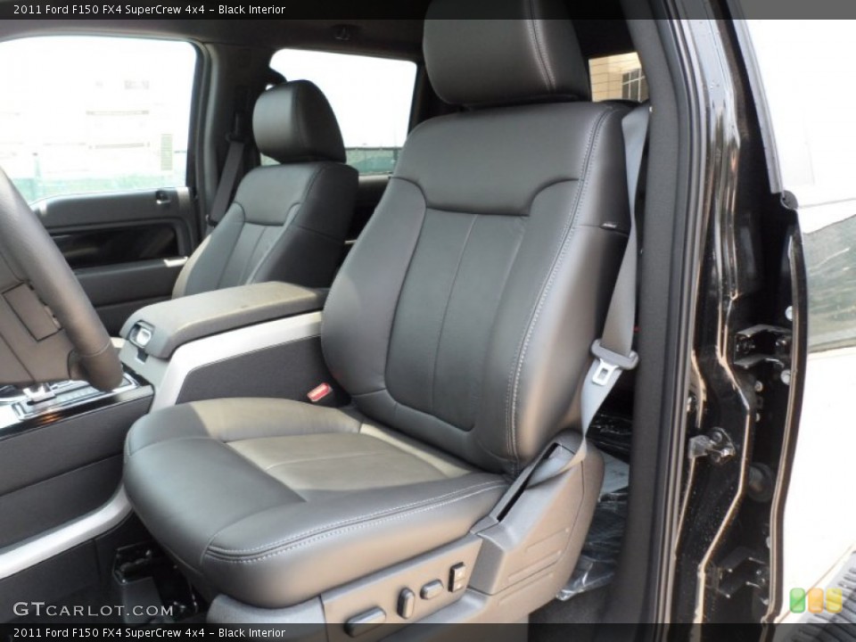 Black Interior Photo for the 2011 Ford F150 FX4 SuperCrew 4x4 #50498908