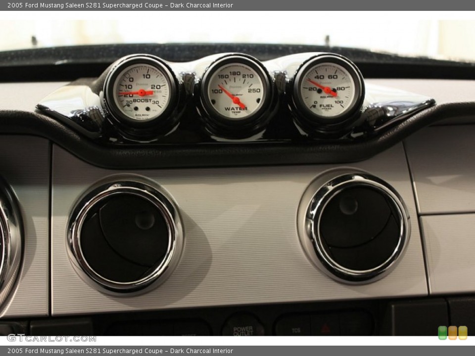 Dark Charcoal Interior Gauges for the 2005 Ford Mustang Saleen S281 Supercharged Coupe #50499062