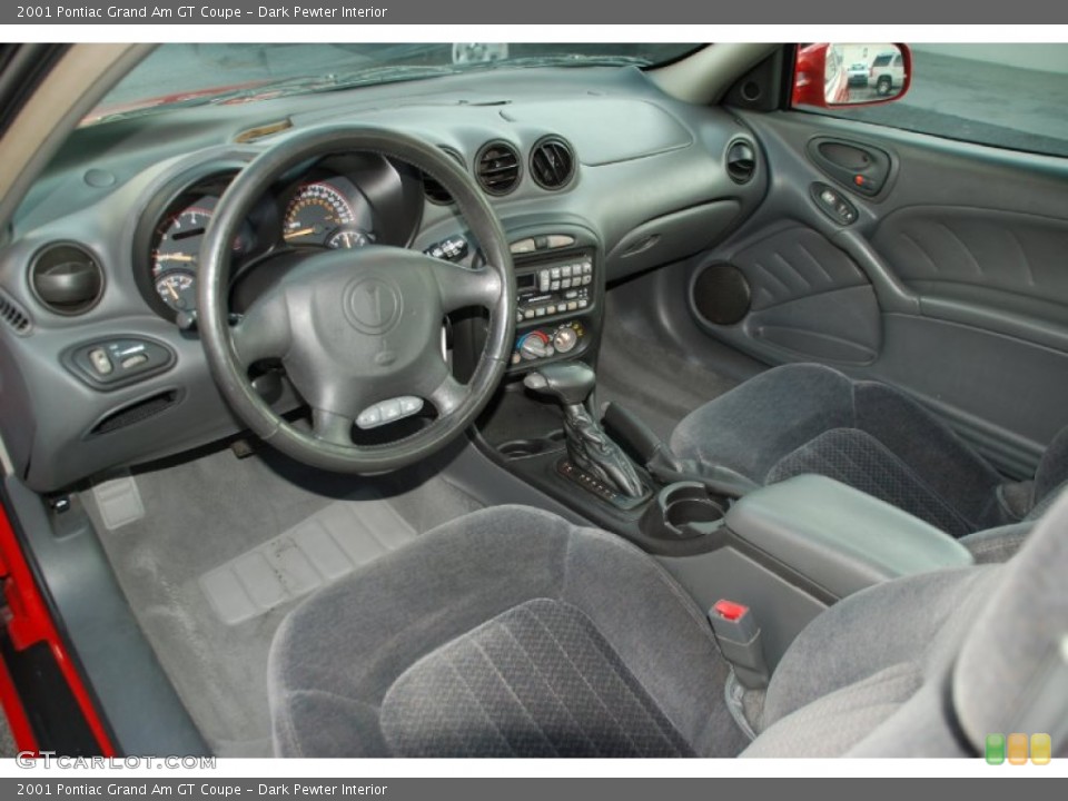 Dark Pewter Interior Photo for the 2001 Pontiac Grand Am GT Coupe #50499554