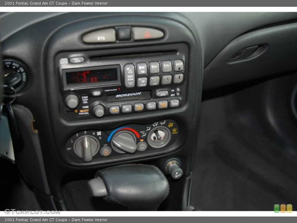 Dark Pewter Interior Controls for the 2001 Pontiac Grand Am GT Coupe #50499629