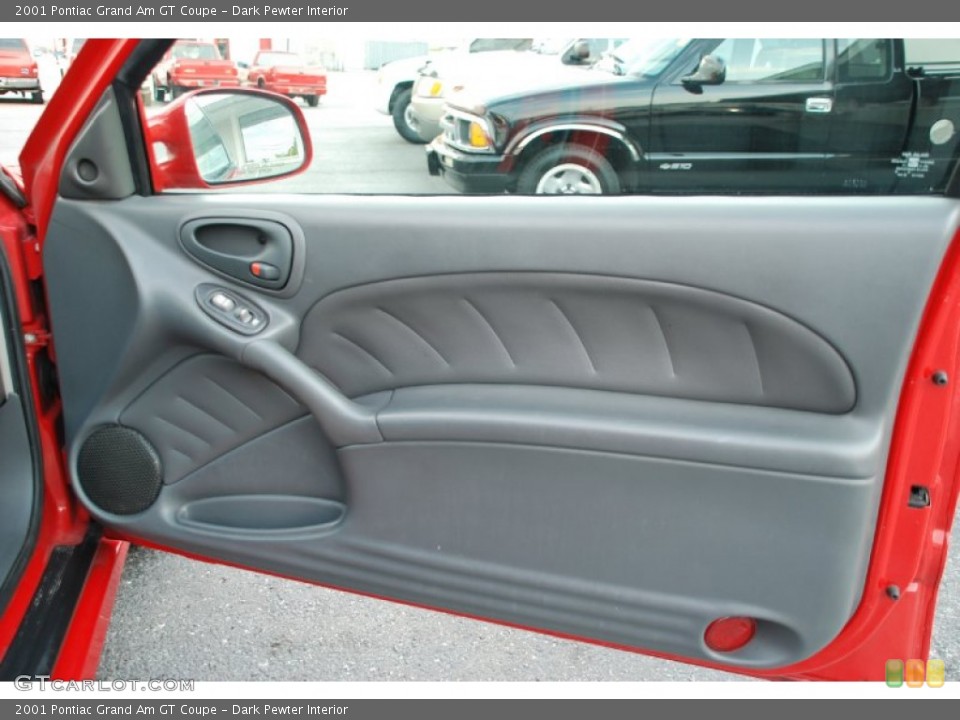 Dark Pewter Interior Door Panel for the 2001 Pontiac Grand Am GT Coupe #50499647