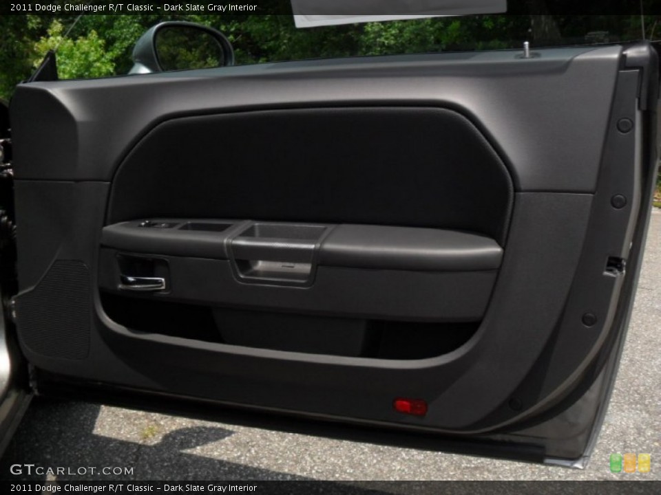 Dark Slate Gray Interior Door Panel for the 2011 Dodge Challenger R/T Classic #50499833