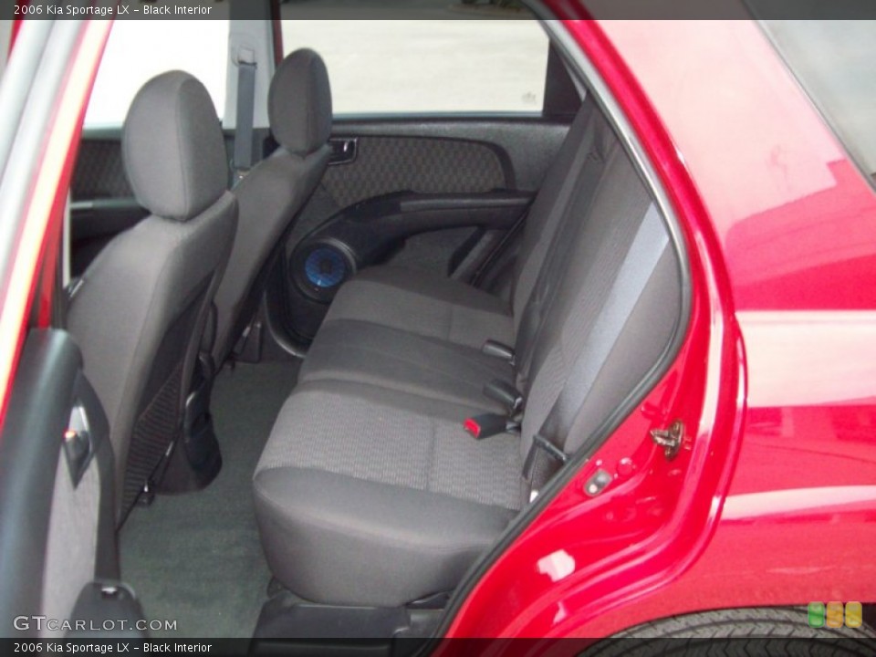 Black Interior Photo for the 2006 Kia Sportage LX #50502469