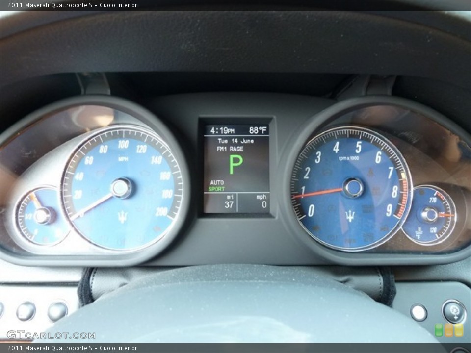 Cuoio Interior Gauges for the 2011 Maserati Quattroporte S #50502967