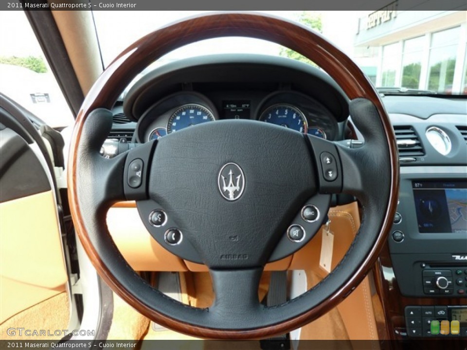 Cuoio Interior Steering Wheel for the 2011 Maserati Quattroporte S #50502979