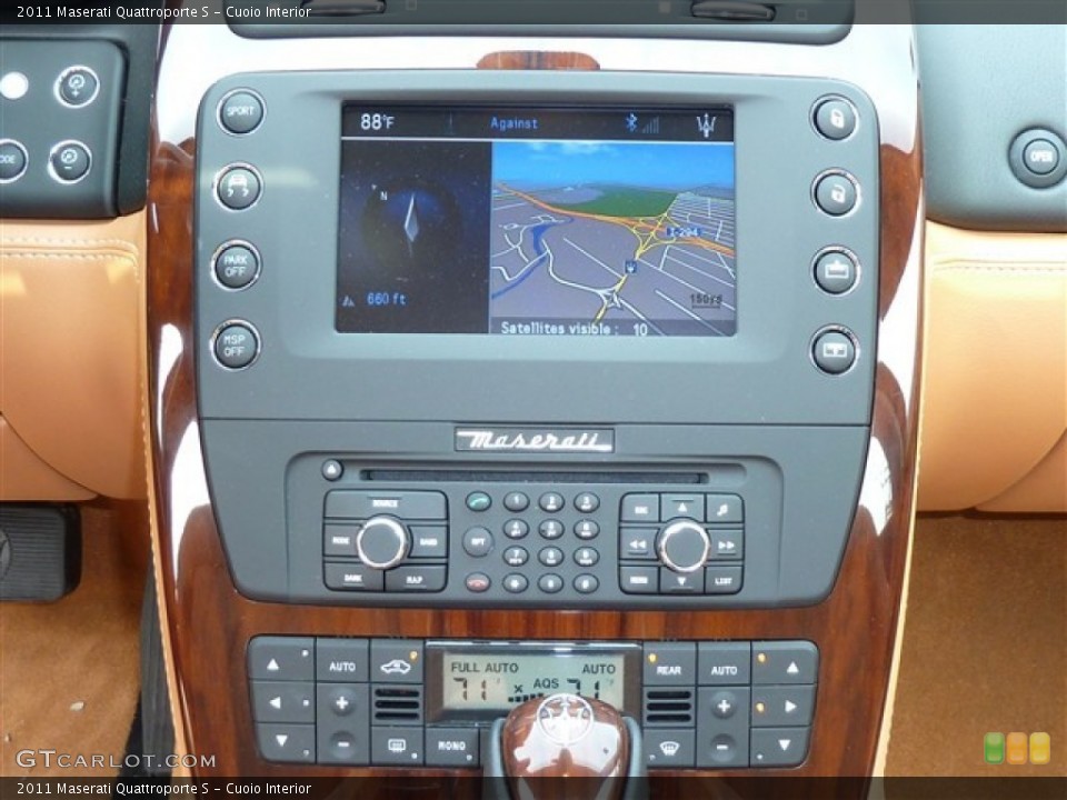 Cuoio Interior Navigation for the 2011 Maserati Quattroporte S #50502994