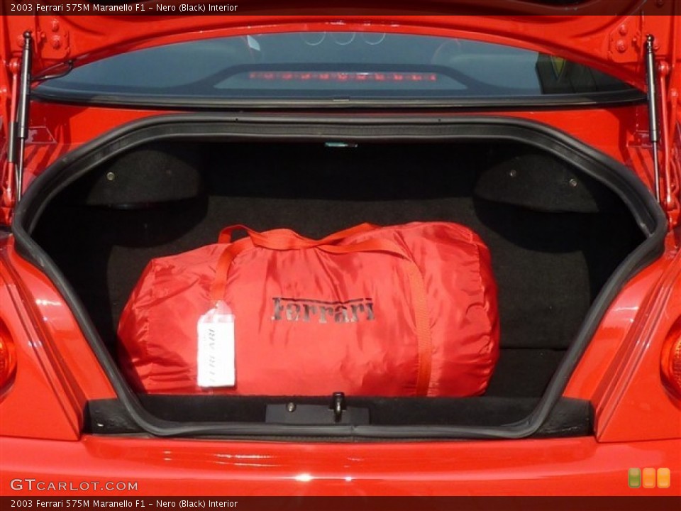 Nero (Black) Interior Trunk for the 2003 Ferrari 575M Maranello F1 #50503654