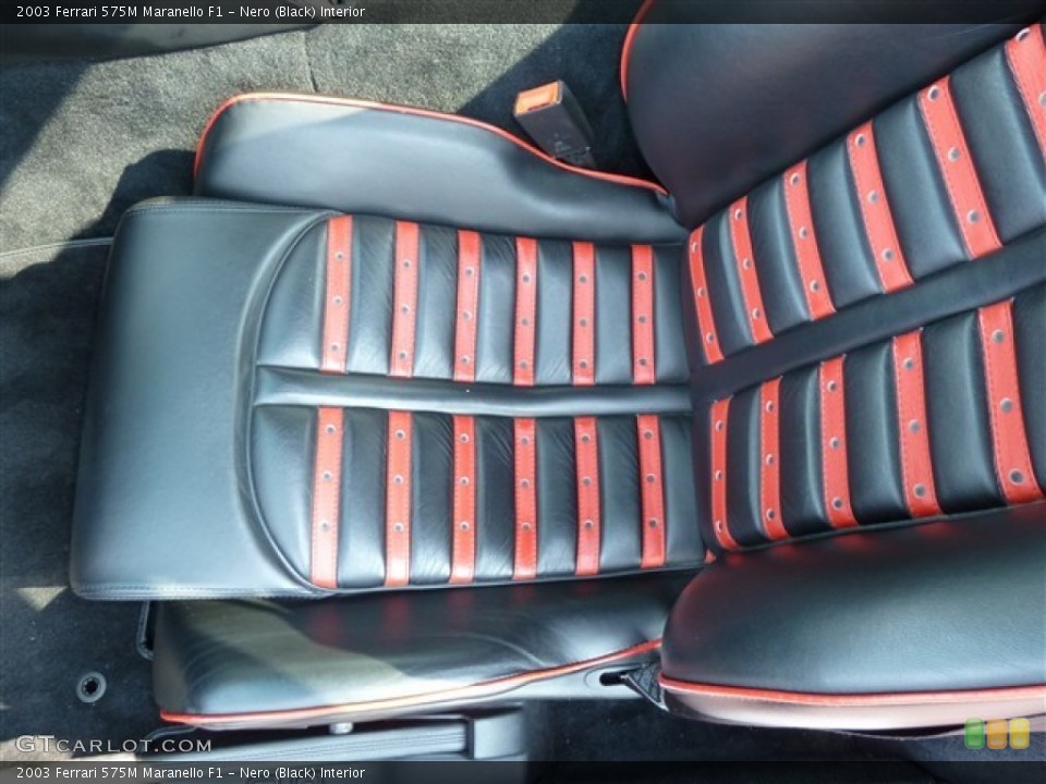 Nero (Black) Interior Photo for the 2003 Ferrari 575M Maranello F1 #50503717