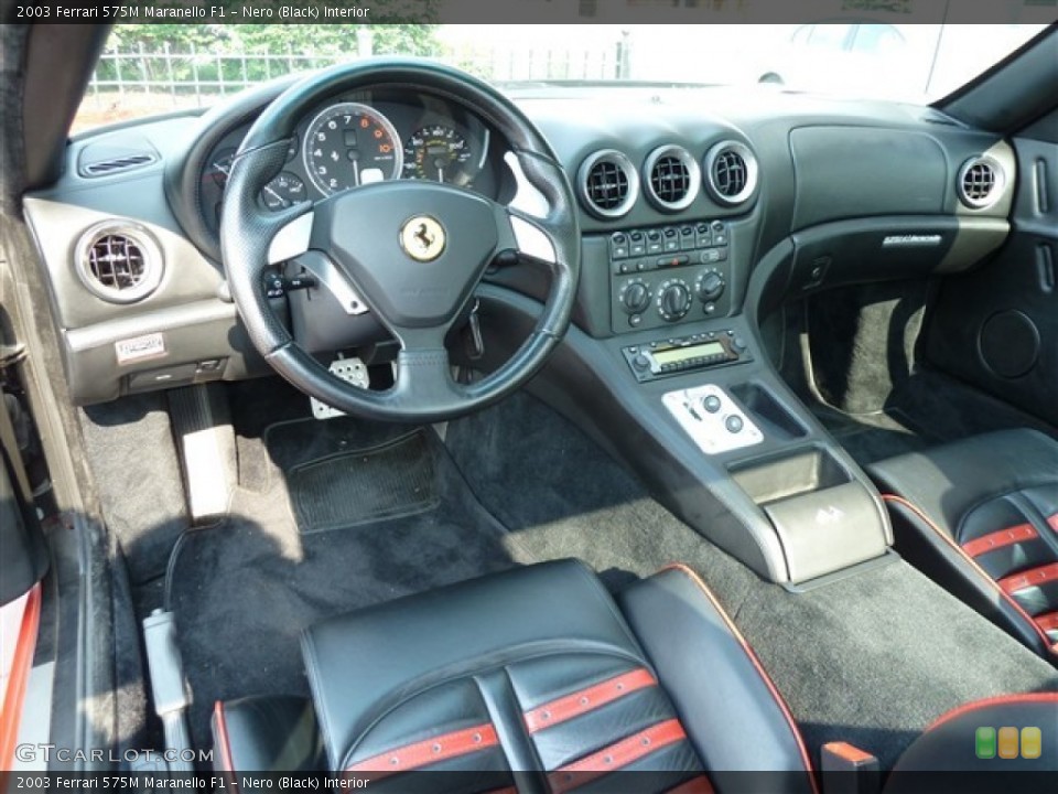 Nero (Black) 2003 Ferrari 575M Maranello Interiors