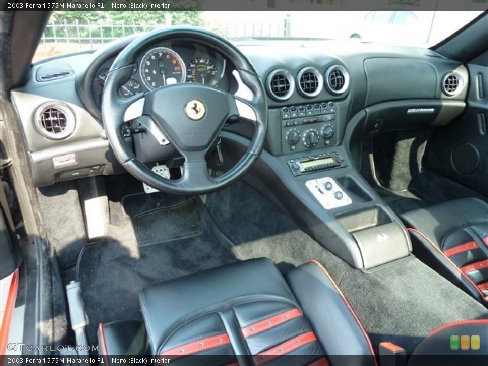 Nero (Black) 2003 Ferrari 575M Maranello Interiors