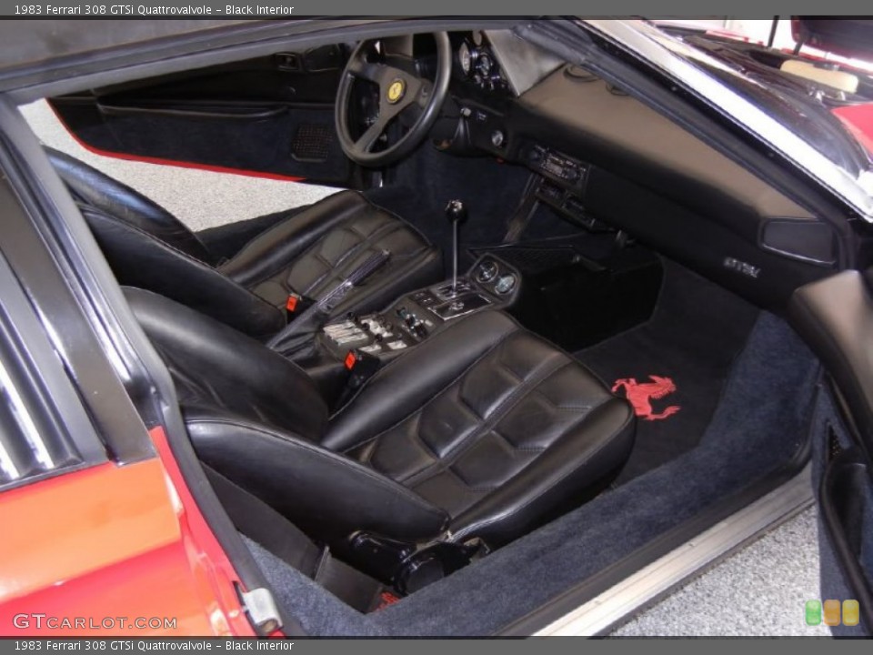 Black Interior Photo for the 1983 Ferrari 308 GTSi Quattrovalvole #50503849