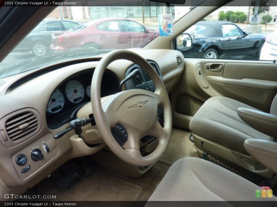 Taupe 2003 Chrysler Voyager Interiors