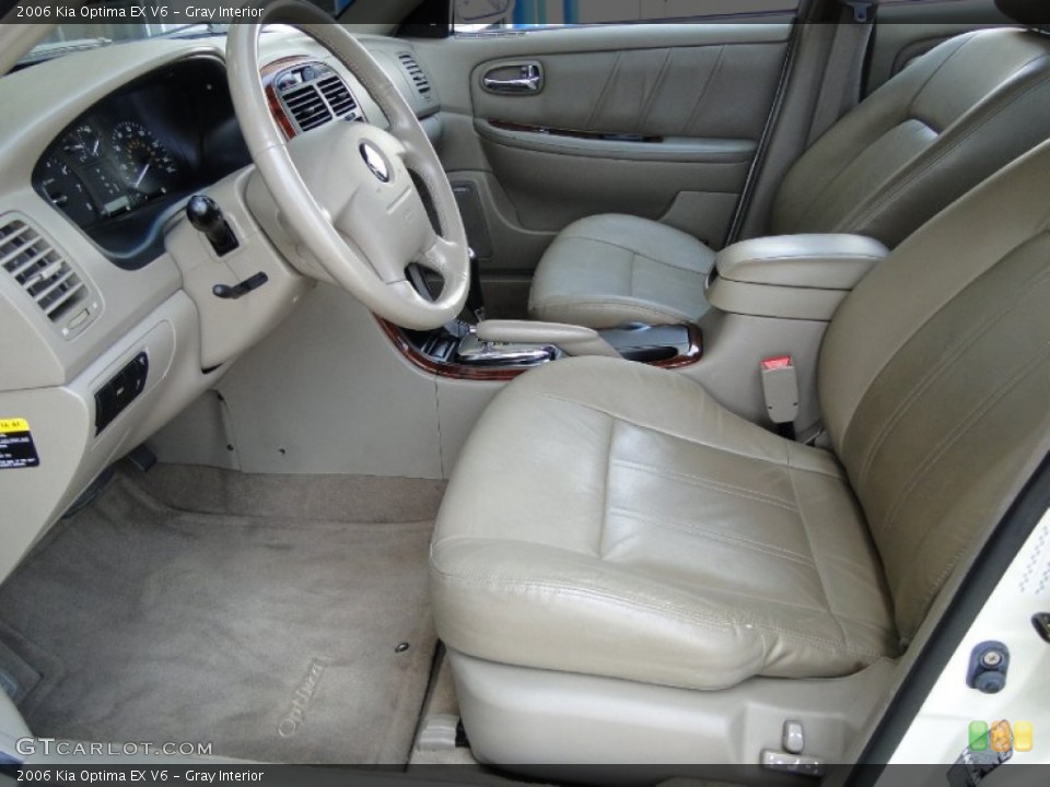 Gray Interior Photo for the 2006 Kia Optima EX V6 #50506303
