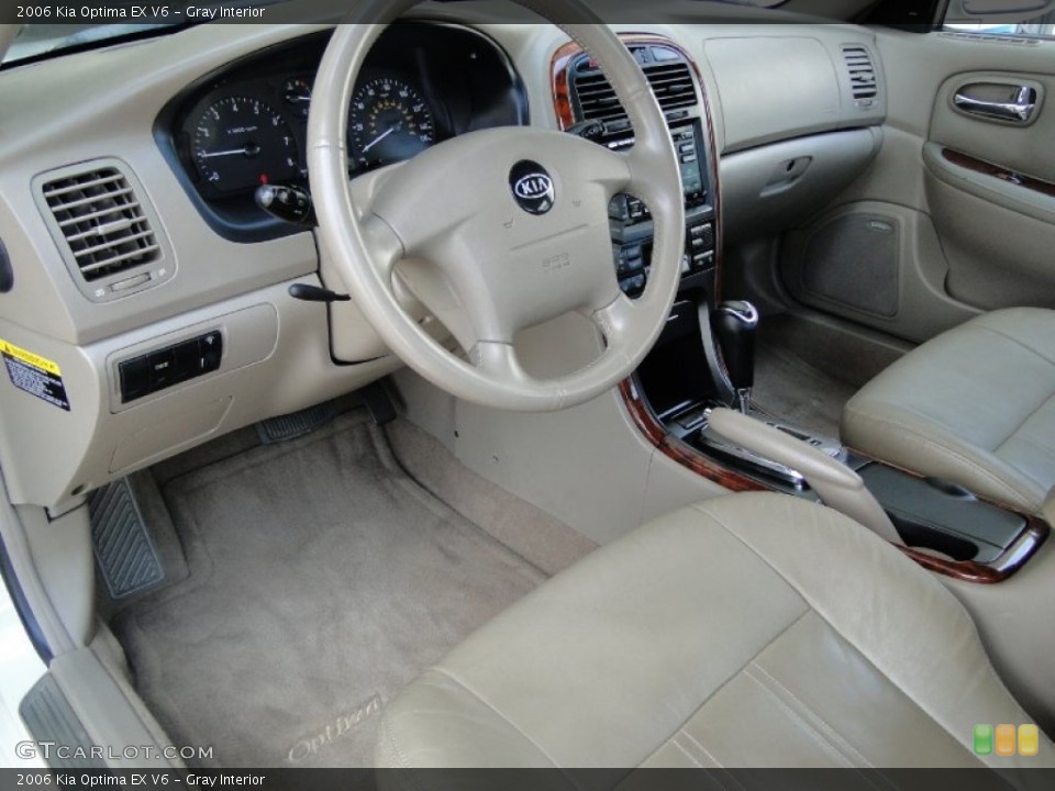 Gray Interior Photo for the 2006 Kia Optima EX V6 #50506315