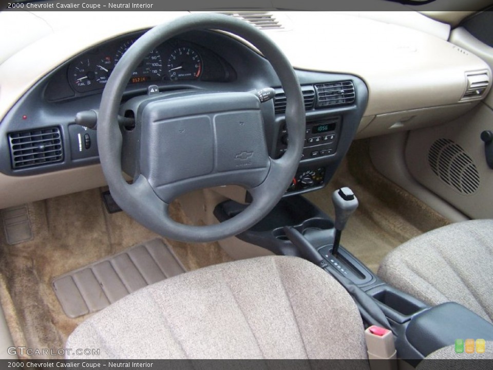Neutral Interior Prime Interior for the 2000 Chevrolet Cavalier Coupe #50507162