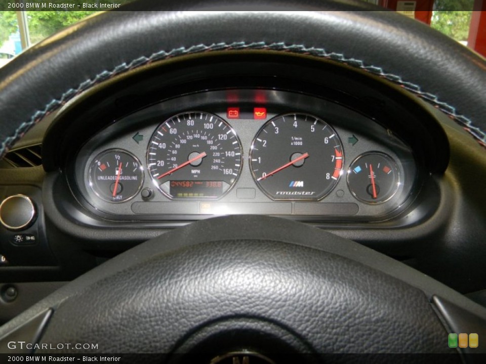 Black Interior Gauges for the 2000 BMW M Roadster #50509063