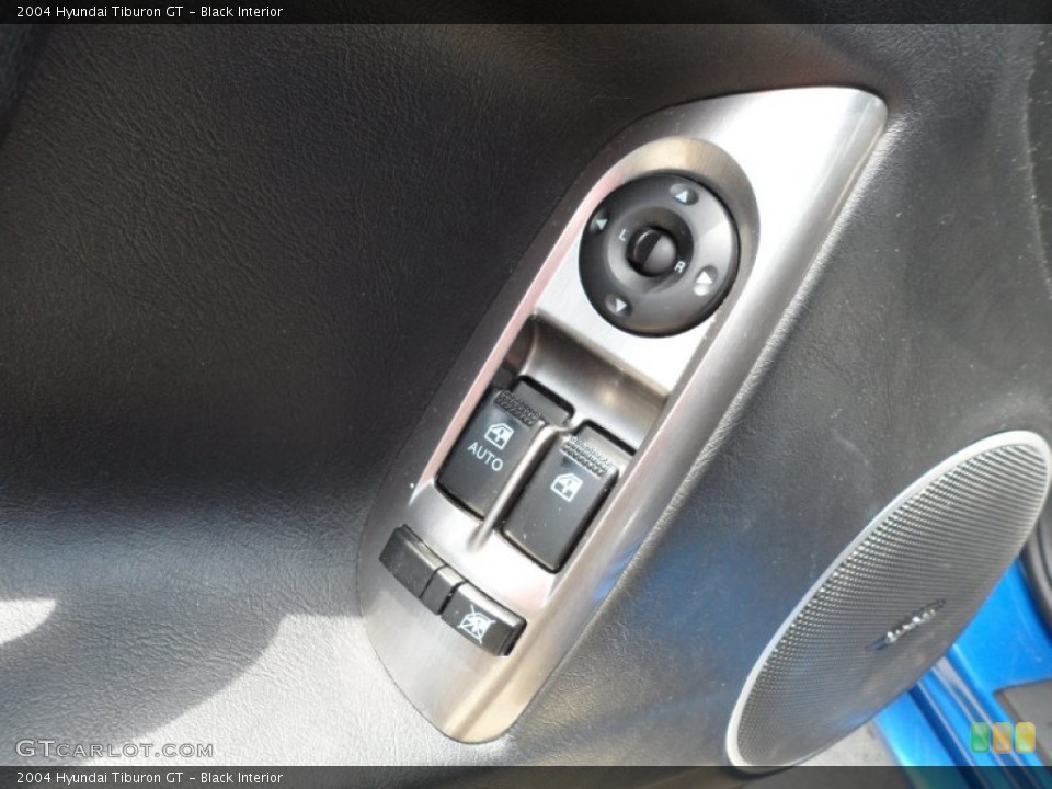 Black Interior Controls for the 2004 Hyundai Tiburon GT #50509345
