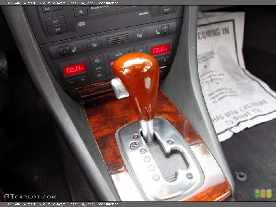 Platinum/Saber Black Interior Transmission for the 2004 Audi Allroad 4.2 quattro Avant #50509366