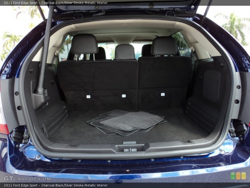 Charcoal Black/Silver Smoke Metallic Interior Trunk for the 2011 Ford Edge Sport #50510508