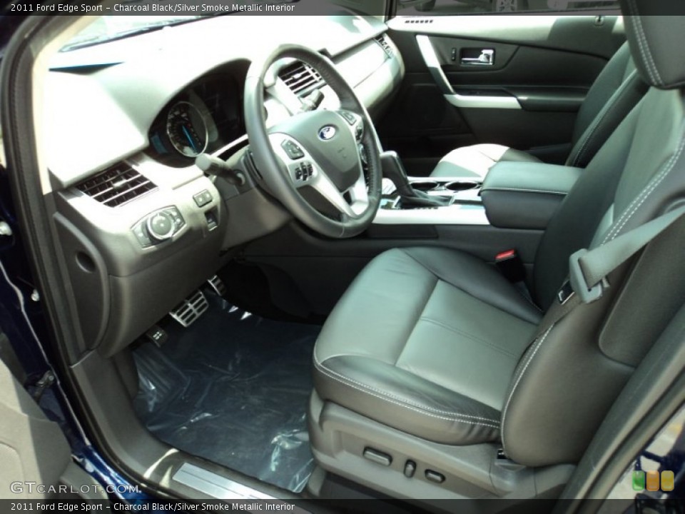 Charcoal Black/Silver Smoke Metallic Interior Photo for the 2011 Ford Edge Sport #50510650