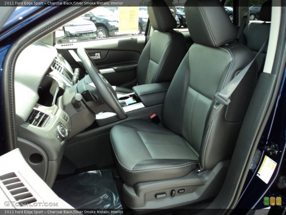 Charcoal Black/Silver Smoke Metallic Interior Photo for the 2011 Ford Edge Sport #50510665