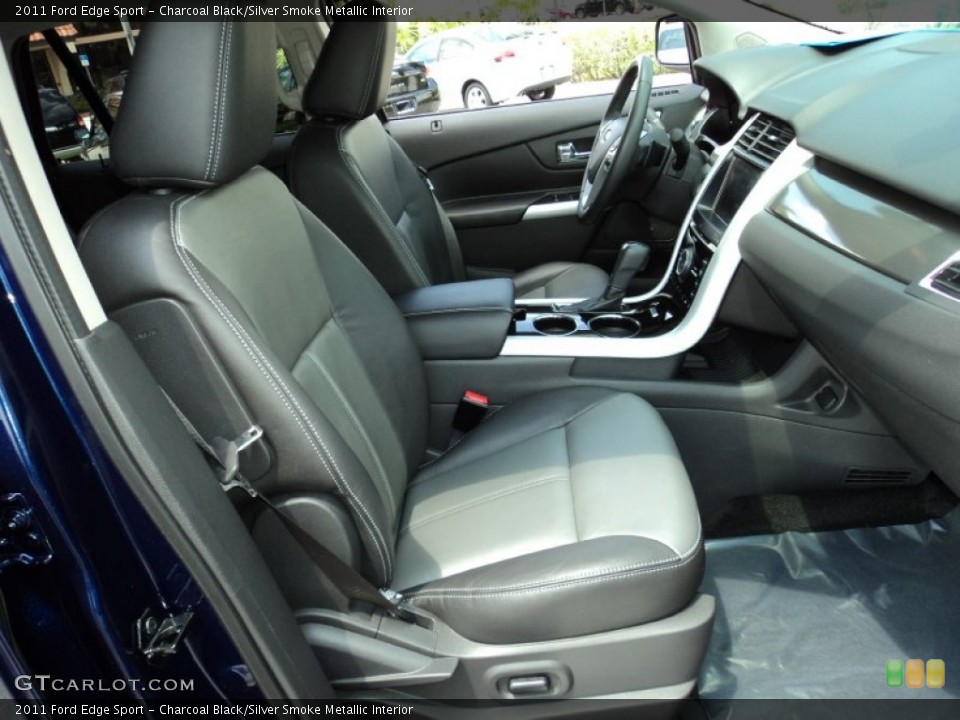 Charcoal Black/Silver Smoke Metallic Interior Photo for the 2011 Ford Edge Sport #50510695