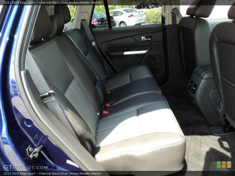 Charcoal Black/Silver Smoke Metallic Interior Photo for the 2011 Ford Edge Sport #50510725
