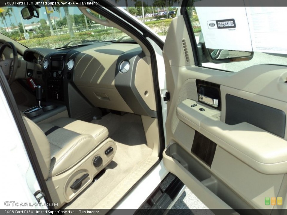Tan Interior Photo for the 2008 Ford F150 Limited SuperCrew 4x4 #50512108