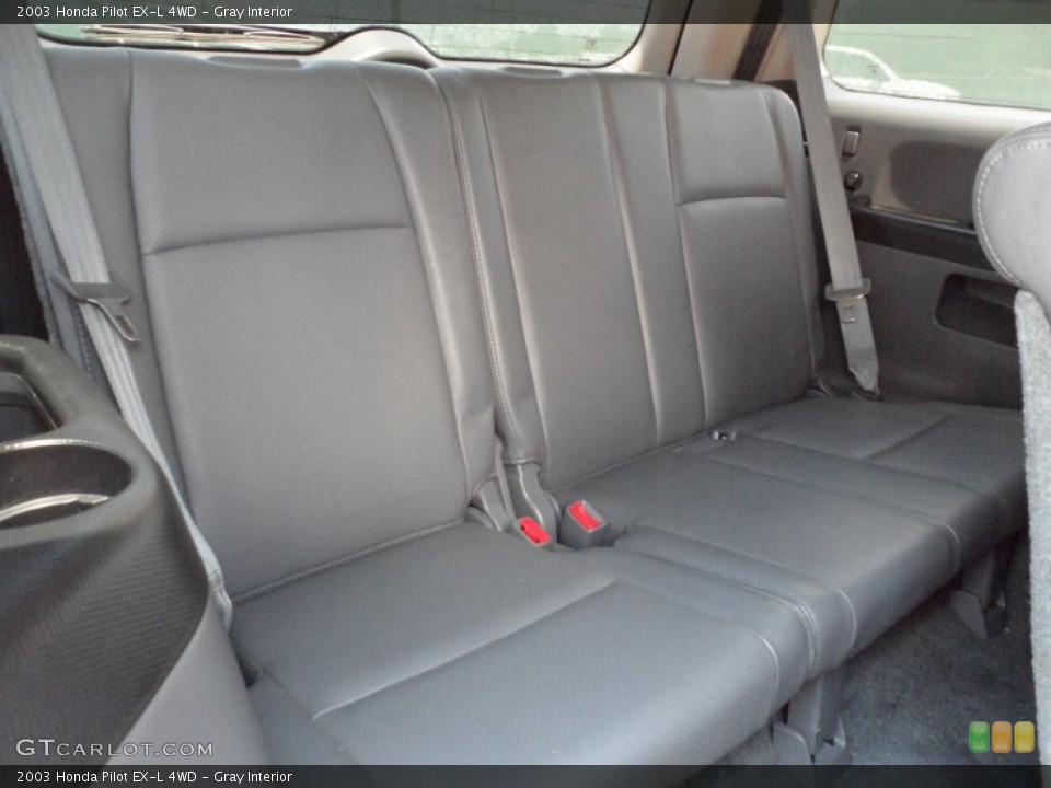 Gray Interior Photo for the 2003 Honda Pilot EX-L 4WD #50512111