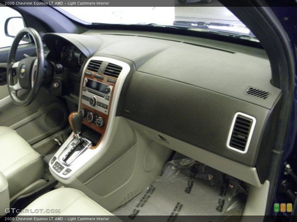 Light Cashmere Interior Dashboard for the 2008 Chevrolet Equinox LT AWD #50512501