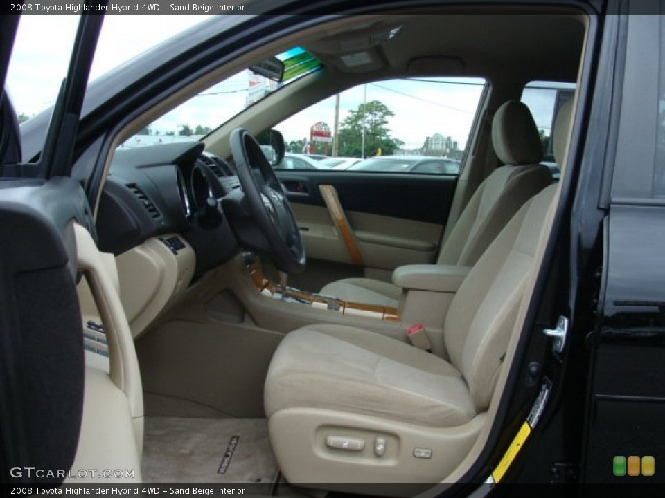 Sand Beige Interior Photo for the 2008 Toyota Highlander Hybrid 4WD #50516296