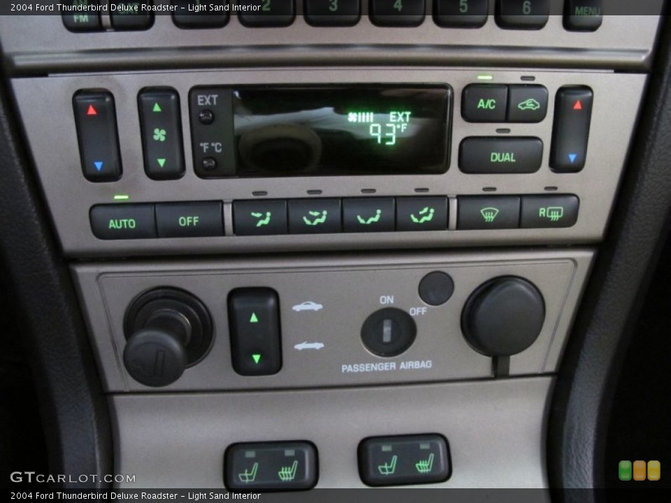 Light Sand Interior Controls for the 2004 Ford Thunderbird Deluxe Roadster #50516395