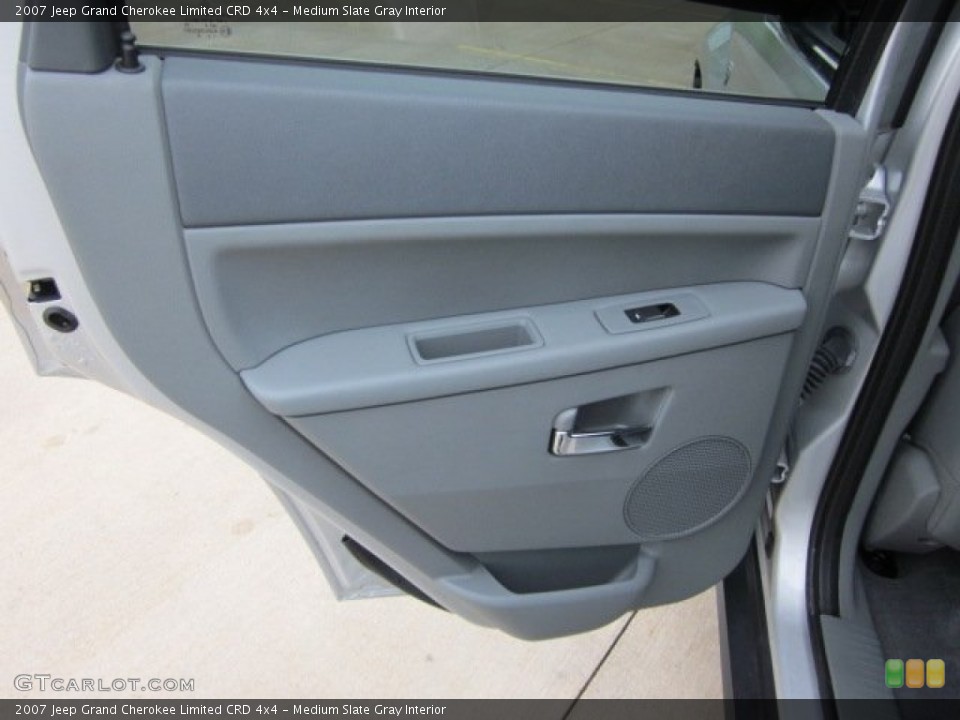 Medium Slate Gray Interior Door Panel for the 2007 Jeep Grand Cherokee Limited CRD 4x4 #50518267