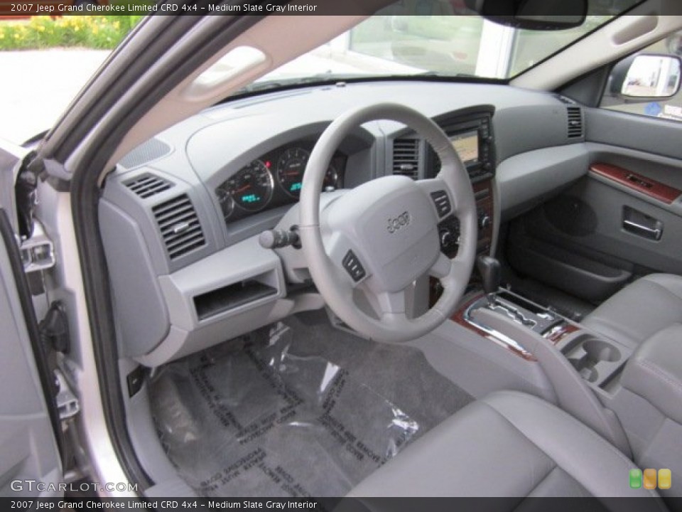 Medium Slate Gray Interior Photo for the 2007 Jeep Grand Cherokee Limited CRD 4x4 #50518291