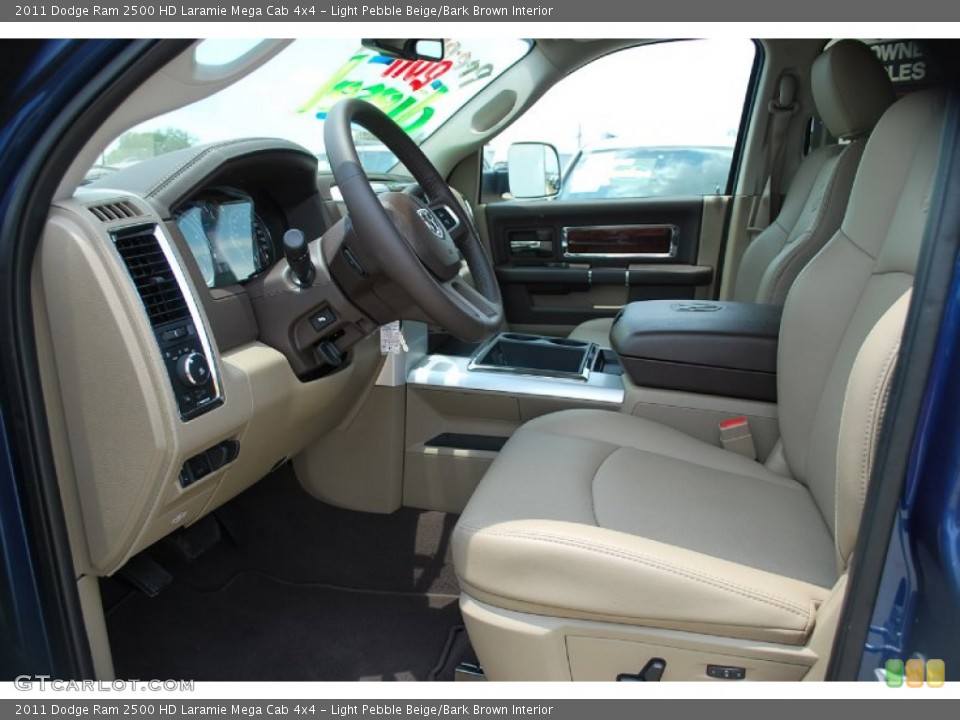 Light Pebble Beige/Bark Brown Interior Photo for the 2011 Dodge Ram 2500 HD Laramie Mega Cab 4x4 #50520051