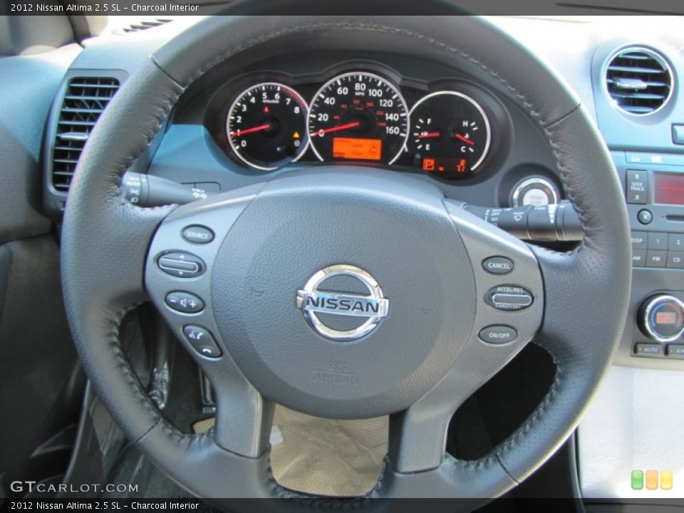 Charcoal Interior Steering Wheel for the 2012 Nissan Altima 2.5 SL #50520091