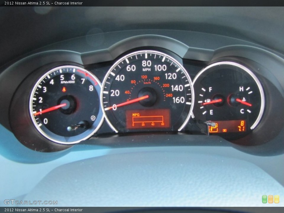 Charcoal Interior Gauges for the 2012 Nissan Altima 2.5 SL #50520133
