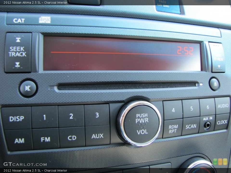 Charcoal Interior Controls for the 2012 Nissan Altima 2.5 SL #50520151