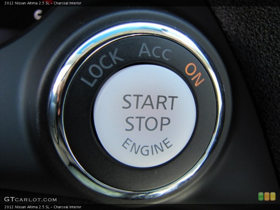 Charcoal Interior Controls for the 2012 Nissan Altima 2.5 SL #50520199