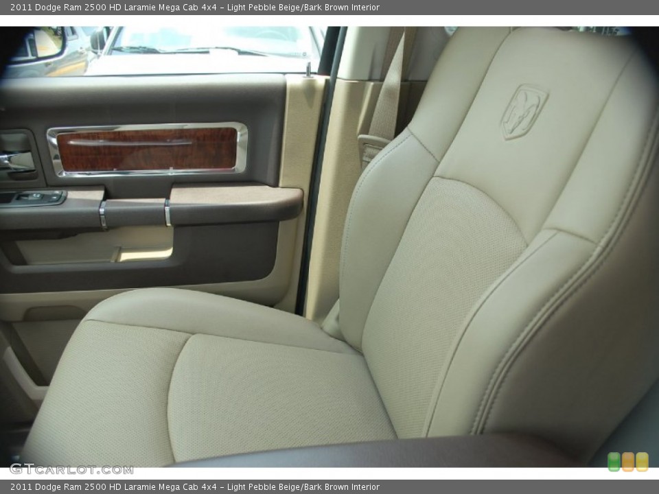 Light Pebble Beige/Bark Brown Interior Photo for the 2011 Dodge Ram 2500 HD Laramie Mega Cab 4x4 #50520286